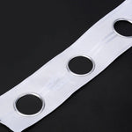 ceinture moderne blanche rayées métalliques opaques accessoires tête bande rideau