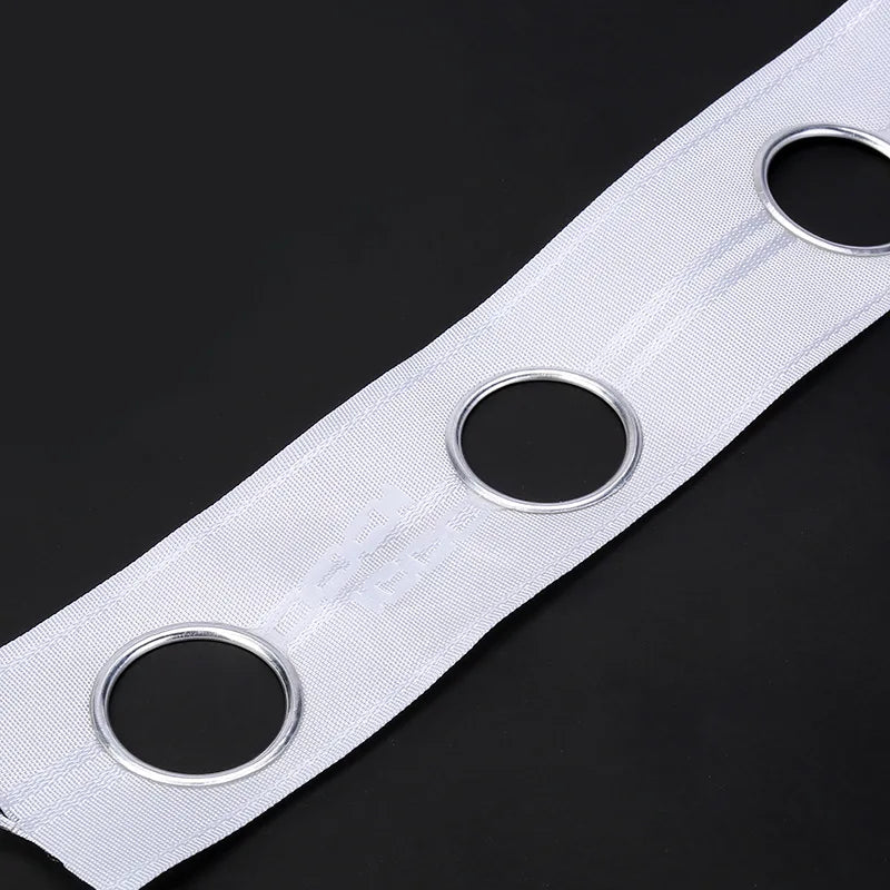 ceinture moderne blanche rayées métalliques opaques accessoires tête bande rideau