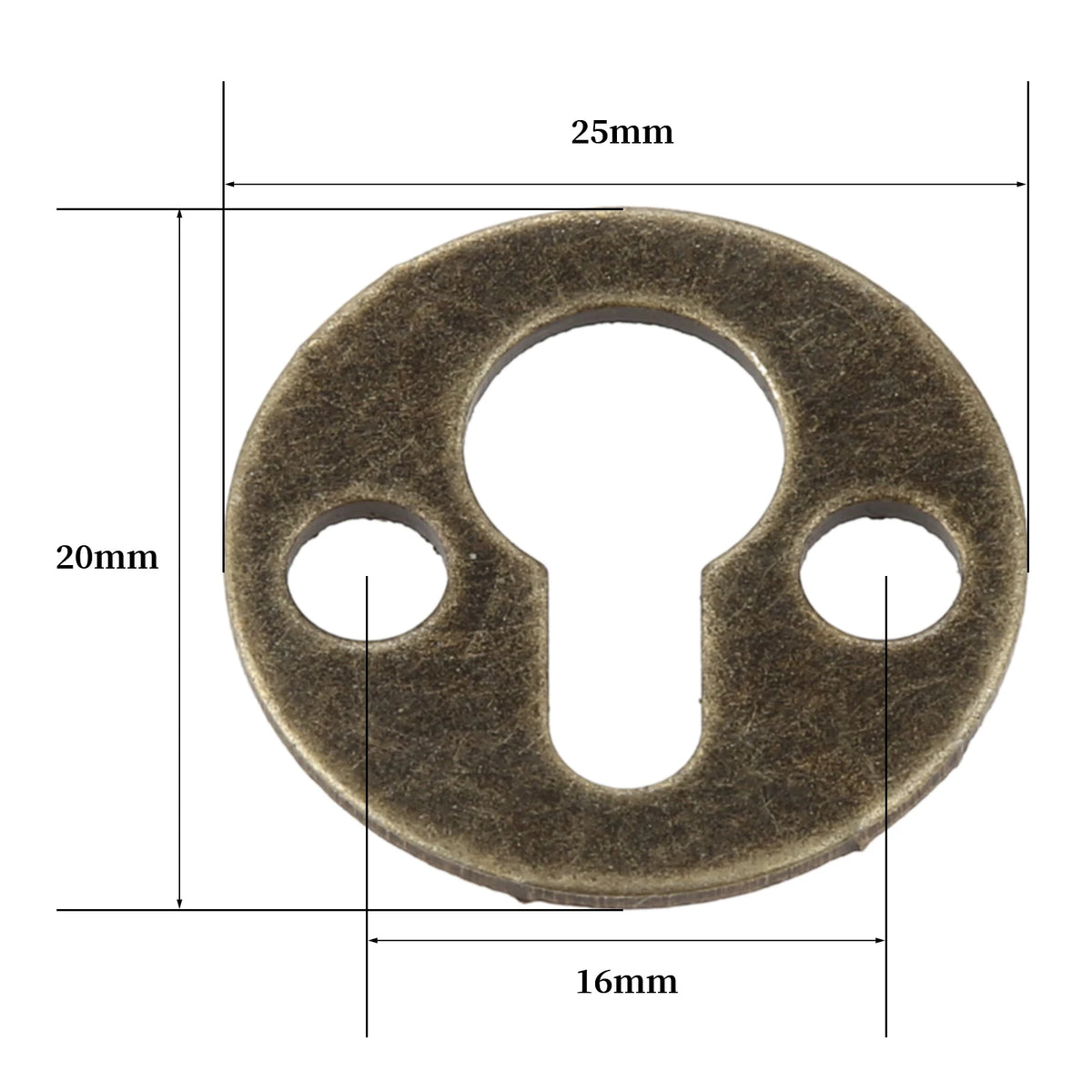 plaque fixation bronze classique 25mm vis 16mm travail bois cintres tableaux murales