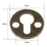 plaque fixation bronze classique 25mm vis 16mm travail bois cintres tableaux murales