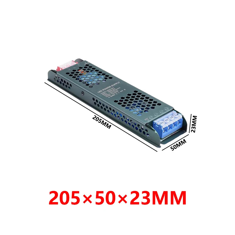 transformateur led alimentation 12v 24v 60w 100w 150w 200w 300w 400w industrielle ventilation noire