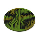 sous verres ronds silicone noir bleu vert marron rouge rayures ondulées moderne respectueux environnement