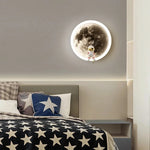 lampe murale astronaute lune étoiles chambre enfant moderne