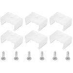 clips montage ruban led transparents vis moderne pack 50 clips fixations led