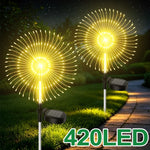 lumière solaire led étoile moderne blanche jardin extérieur decoration ambiancé piedestrail 420led flux lumineux