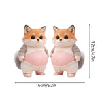 autocollants animaux compagnie dessin animé rose orange blanc violet jeunes enfants adolescents téléphone laptop