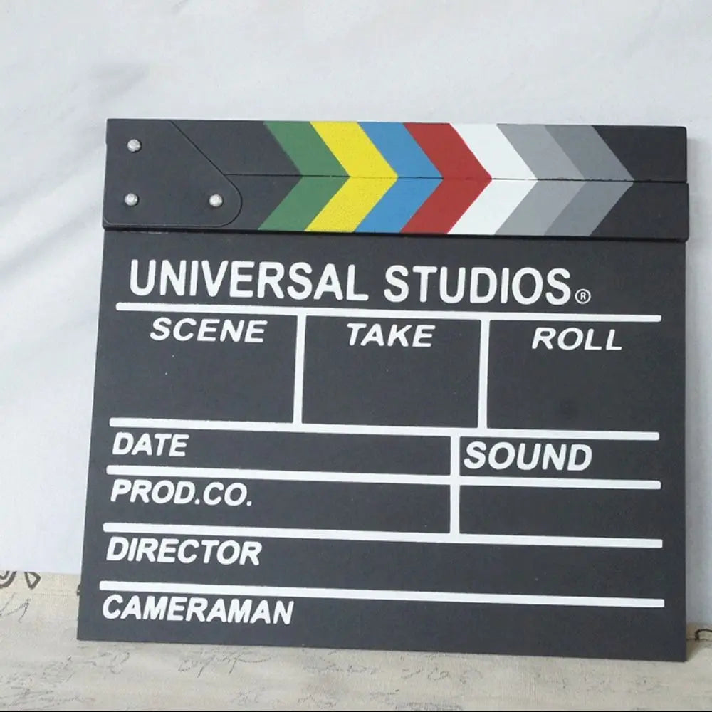 clapboard photojournaliste universaux scènes dates directeur classique moderne vert rouge bleu