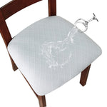 housse chaise imperméable amovible lavable polyester motif carreaux gris noir rouge marron moderne