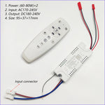 contrôleur led télécommande connecteur entrée éclairage moderne blanc plat lisse