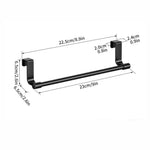 porte serviettes mural noir blanc moderne empilable rangement serviettes armoire chambre utilisation multiple plastique