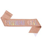 ruban pailleté festif anniversaire fille femme blanc rose bleu vert doré holographique