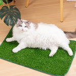 tapis imitation gazon artificiel vert doux chiens chats usage intérieur extérieur portable étanche