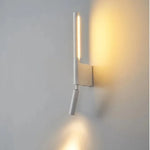 lampe murale moderne minimaliste réglable blanc noir contemporaine fixée mur led