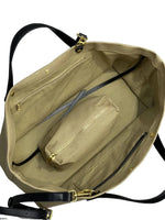 sac main toile beige bandoulière ajustable poches intérieures quatre saisons moderne chic