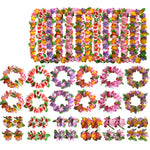 décoration anniversaire multicolore guirlandes fleurs artificielles extérieures festives adhésives maison amusantes