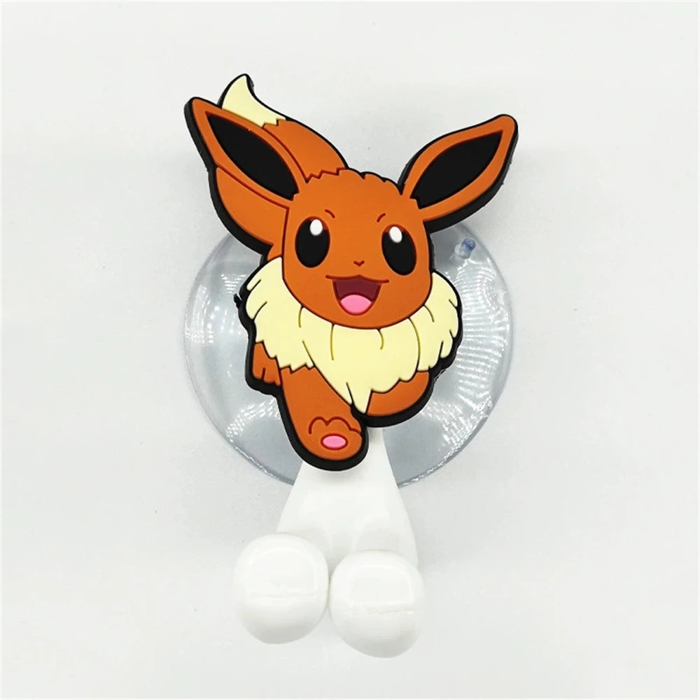 porte brosse dents murale pokemon pikachu squirtle bulbasaur ventouse salle bain