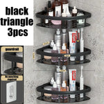 rangements étagères salle bain adhésives modernes noires grille rangement cosmétiques accessoires toiletttes