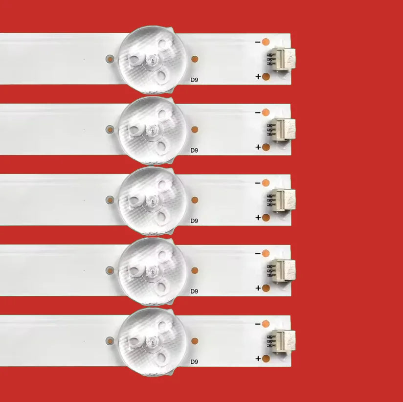 bande led rétro éclairage blanc moderne connecteurs électriques trou ronds opacité