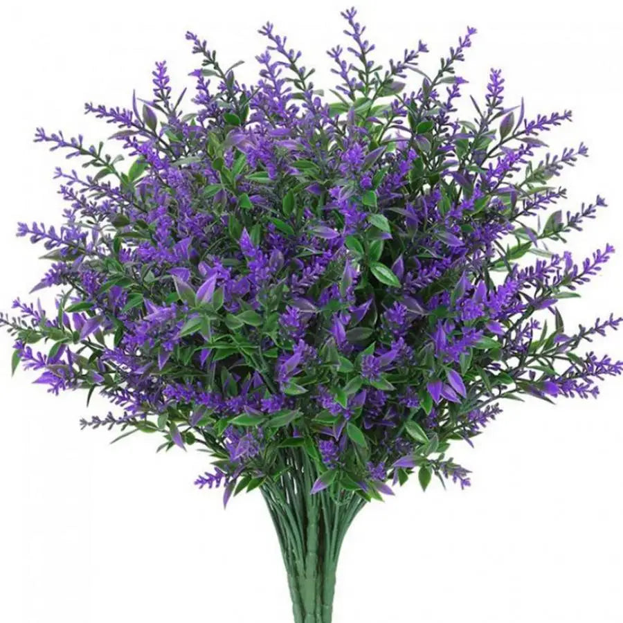 bouquet artificiel lavande violet vert moderne décoration intérieure minimaliste fleurs séchées occasion mariage anniversaire