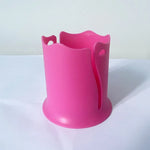 support canettes silicone bleu rose vert moderne pratique surf echangement boisson sécurité sport