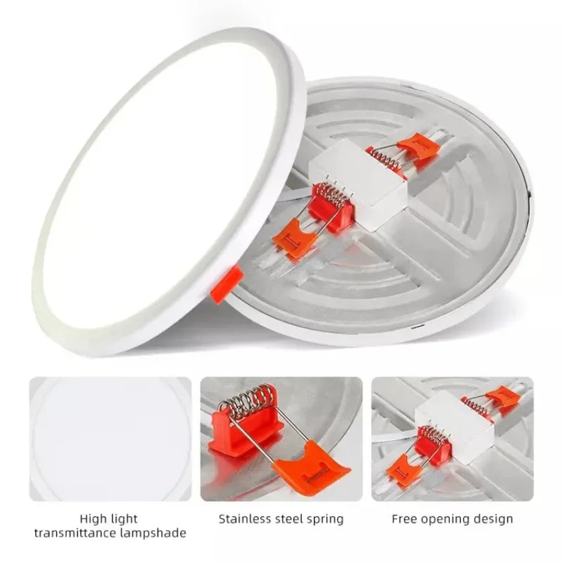 Spot LED moderne 230mm 20mm blanc adhésif 249 2000 lumens aluminium