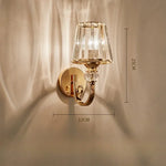appliques murales or transparentes texture métallique motif éclairage led classique chambre salon cuisine