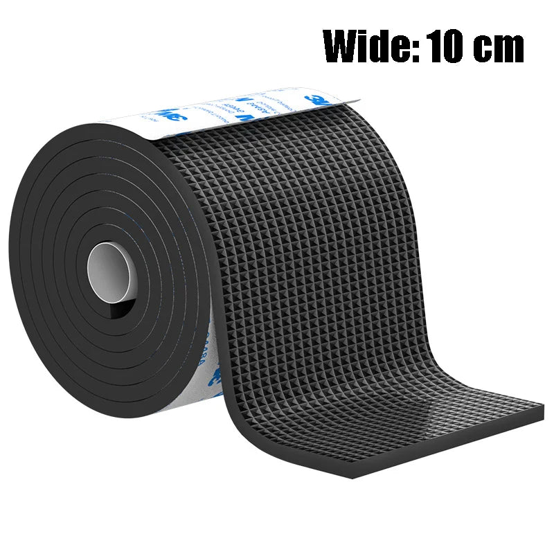 ruban adhésif antichoc noir texture grille anti glissement protège meuble moderne