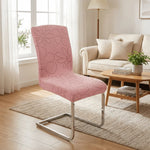 housse chaise polyester moderne fleuri bleu vert rose orange gris antidérapante salon