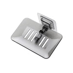 porte savon mural transparent adhésif moderne vert marron noir blanc