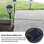 accessoire deco moderne cache lanterne solaire panneau solar noir urgence table exterieur assemble parts