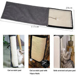 tapis sisal griffoir moderne protecteur meuble chat texture rugueuse beige gris noir