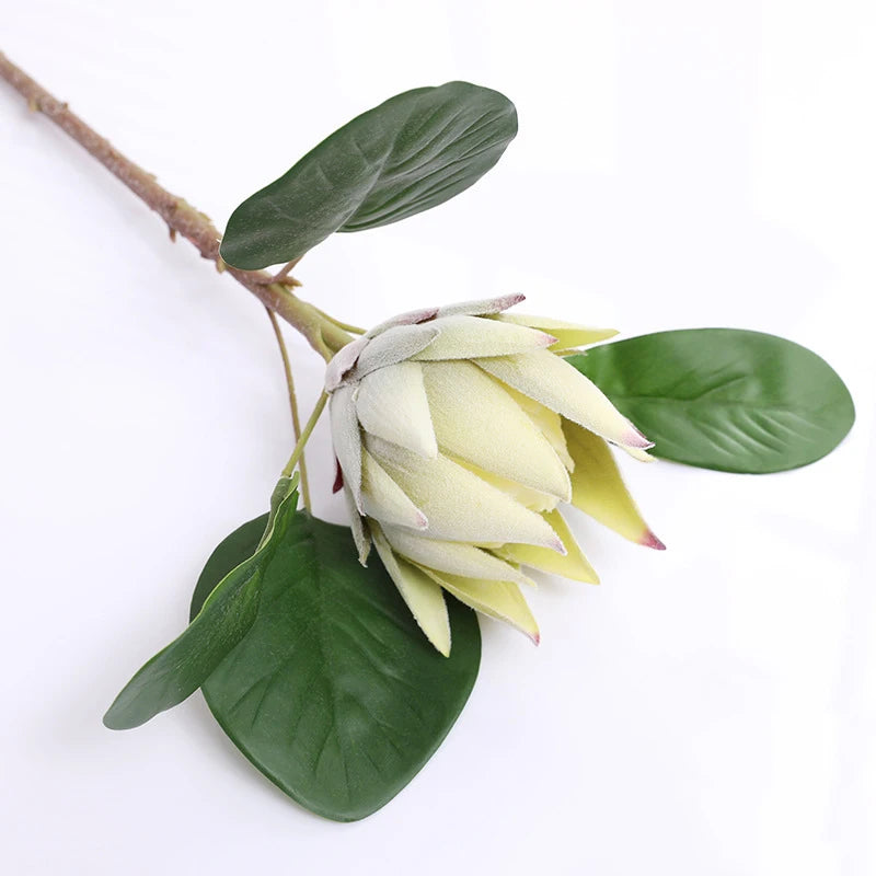 bouquet artificiel moderne rose blanc rouge feuilles vertes coquillage intérieur décoration mariage anniversaire