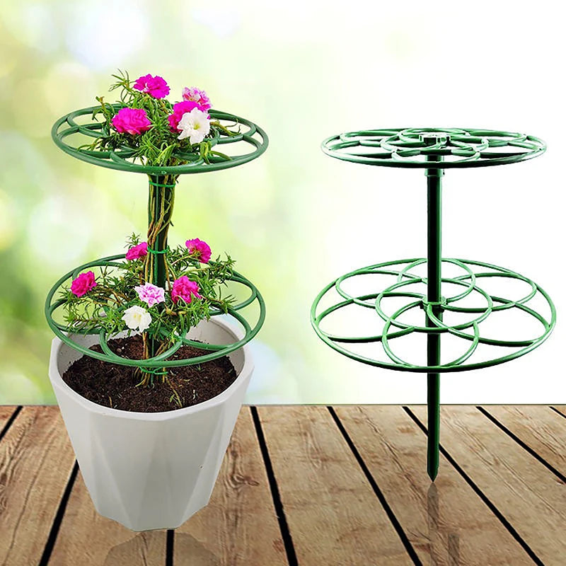 support plante grimpante pot fleuri terreau métal jardin decoration intérieur extérieur fixations pots variés