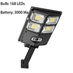 lampe rue led solaire détecteur mouvement moderne sans fil 10000 lumens