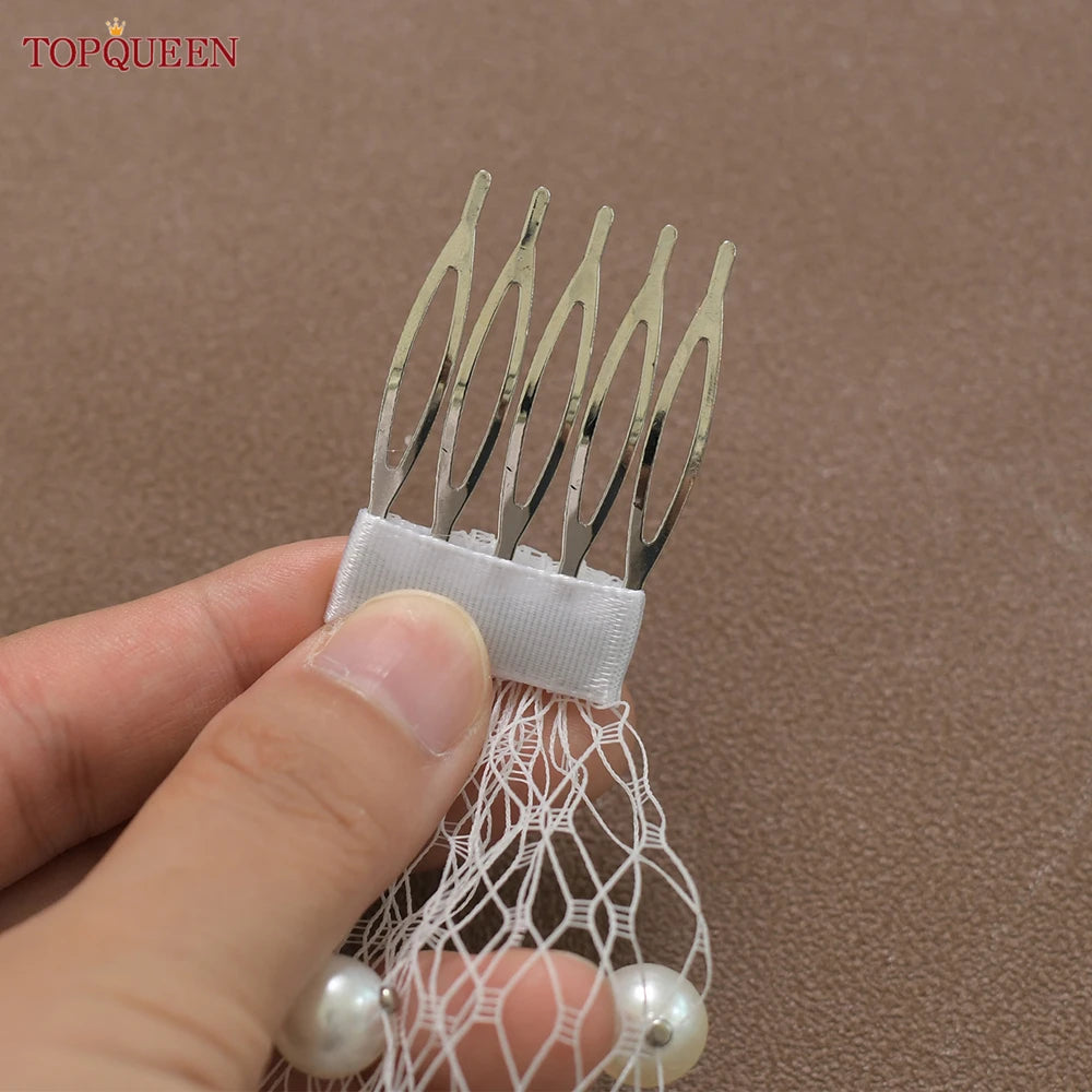 voile mariée blanc clips bride demoiselle d'honneur soirée événement classique unique main