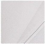 toile broderie coton 16ct 18ct broderie blanc maille régulière classique pliée packaging sac papier