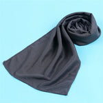 serviette microfibre points noirs bleu orange gris moderne sportive rapide absorption refroidissement durable activités