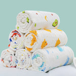 serviette bain bébé coton fruits animaux motifs blancs drap épaissi imprimé enfantin 90x70cm