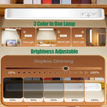 lampe led rectangle blanc texture grille hexagonale moderne sans fil rechargeable tactile 30cm longueur