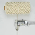 corde macramé coton torsadé mm décoration artisanale rustique fait main textile maison