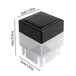 lampe solaire moderne panneaux solaires noir blanc interrupteur on off translucide minimalisteextérieur decoration
