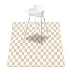 tapis imperméable anti dérapant blanc bleu orange vert motif tracteurs dinosaures moderne enfant