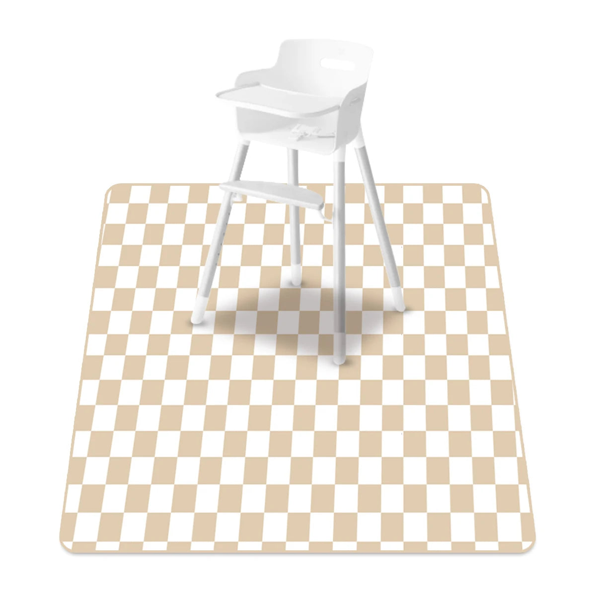 tapis imperméable anti dérapant blanc bleu orange vert motif tracteurs dinosaures moderne enfant