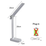 lampe pliable rechargeable led moderne blanc sans ombre tactile usb