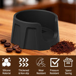 tapis silicone antidérapant espresso compactage broyage préparation machine portafiltre grains moulus