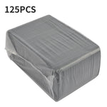 serviettes jetables rose violet blanc rayées modernes manucure outils scies taille grande