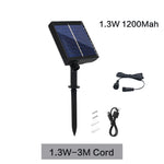 panneau solaire noir moderne télécommande câble 1.2m 3m batterie 7200mAh