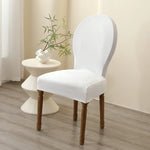 housse chaise moderne velours beige uni protection fauteuil mariage banquethôtel opaque