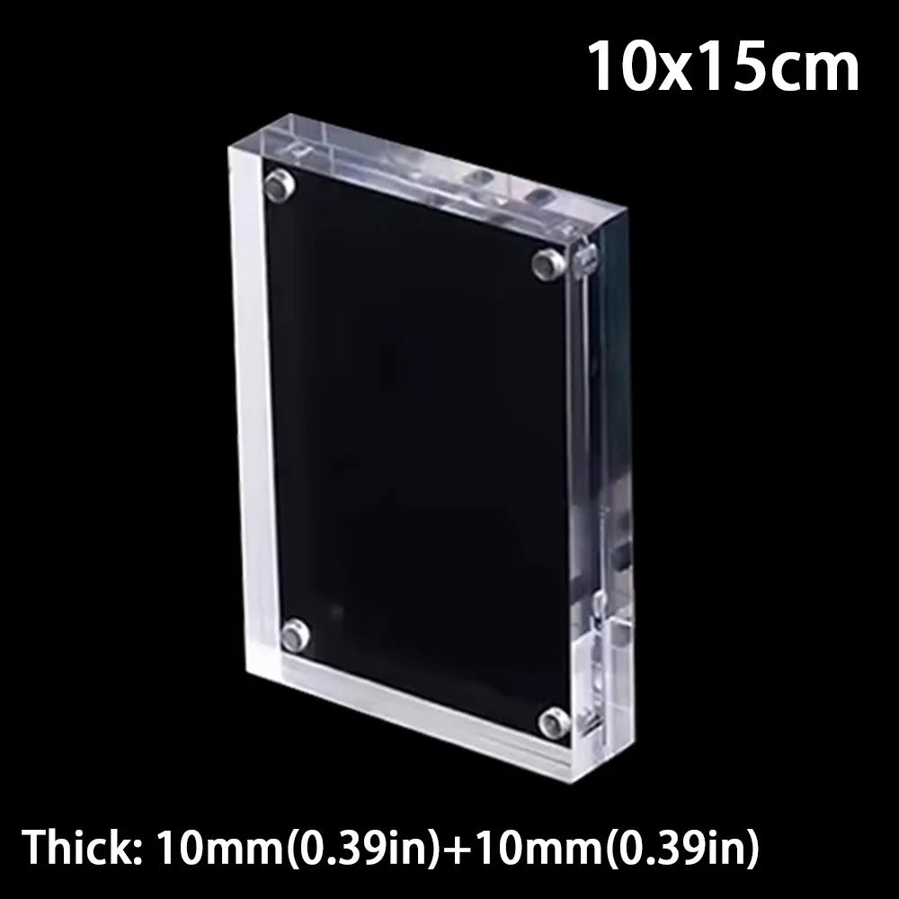 cadre photo transparent moderne clips photo chambre décoration maison durable