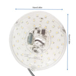 plaque led circulaire 15w 18w 24w blanc perforée modernes diodes vis fixations